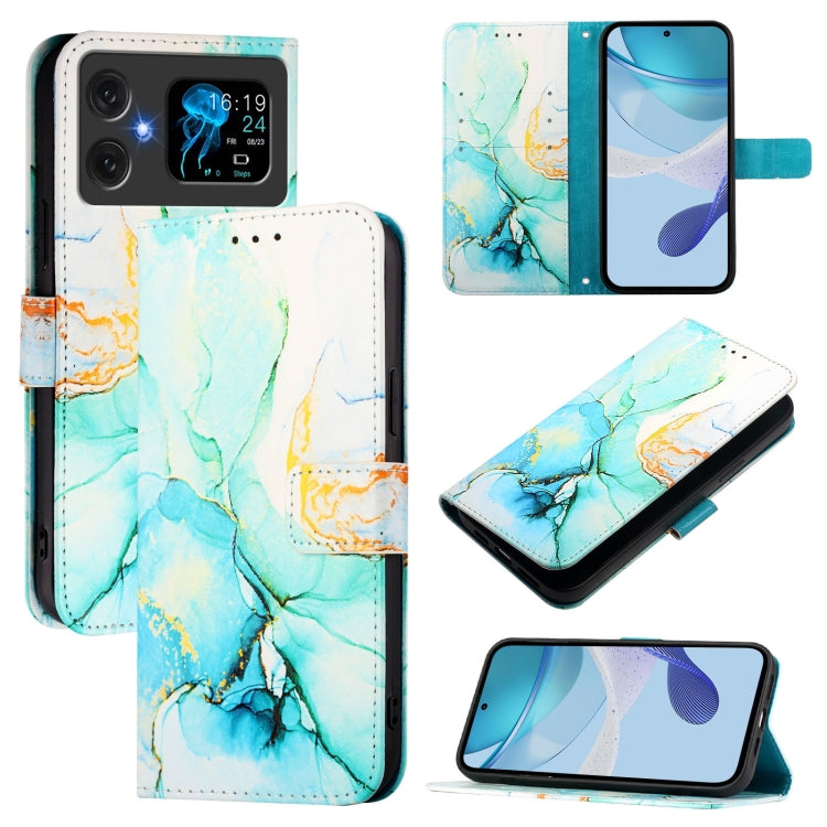 PT003 Marble Pattern Flip Leather Phone Case, For Cubot A20, For Cubot A10, For Cubot Note 40, For Cubot P50