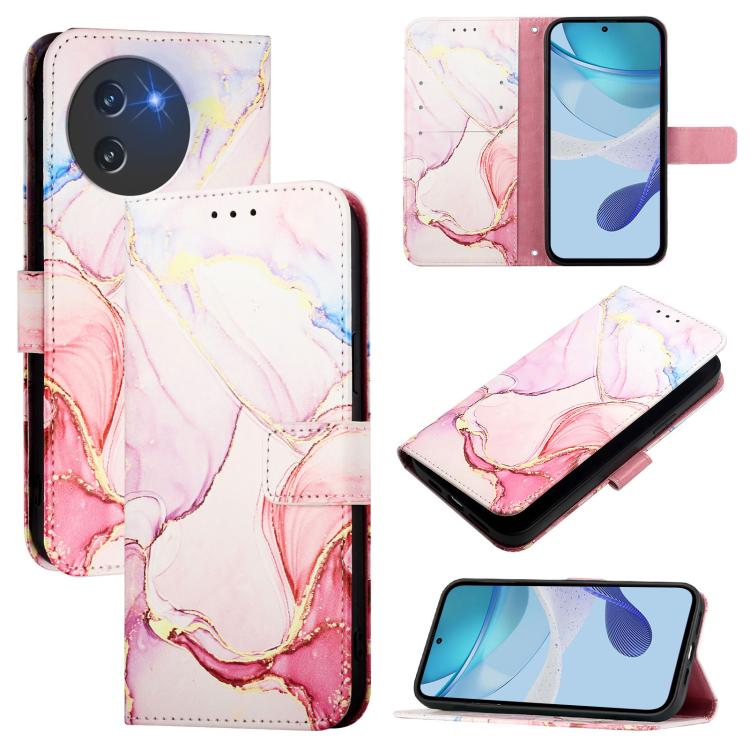 PT003 Marble Pattern Flip Leather Phone Case, For Doogee Note 56 / Note 56 Pro, For Doogee Note 59 / Note 59 Pro, For Doogee N55 Plus