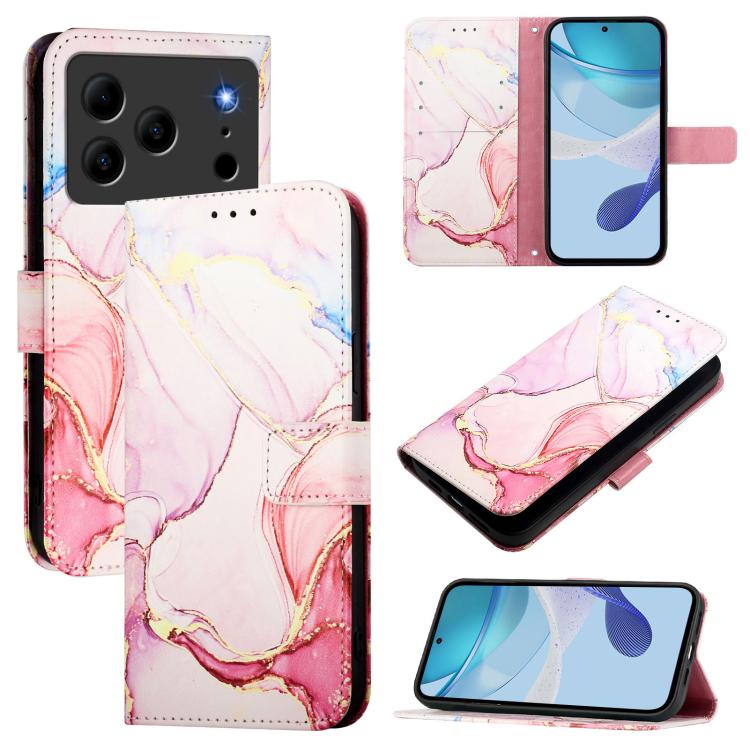 PT003 Marble Pattern Flip Leather Phone Case, For Doogee Note 56 / Note 56 Pro, For Doogee Note 59 / Note 59 Pro, For Doogee N55 Plus