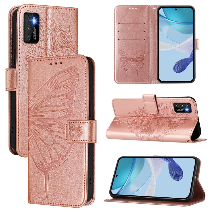 Embossed Butterfly Leather Phone Case, For Cubot A40, For Cubot P90, For Cubot A30, For Cubot A10, For Cubot P50