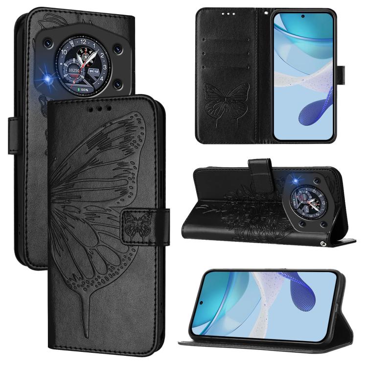 Embossed Butterfly Leather Phone Case, For Cubot A40, For Cubot P90, For Cubot A30, For Cubot A10, For Cubot P50