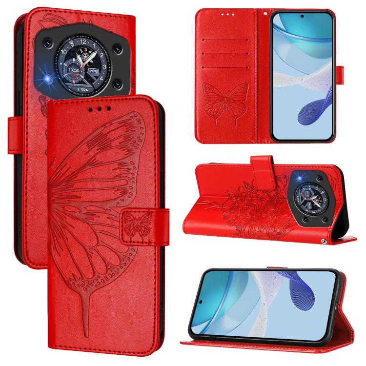 Embossed Butterfly Leather Phone Case, For Cubot A40, For Cubot P90, For Cubot A30, For Cubot A10, For Cubot P50
