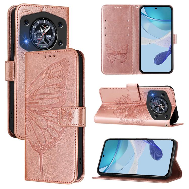 Embossed Butterfly Leather Phone Case, For Cubot A40, For Cubot P90, For Cubot A30, For Cubot A10, For Cubot P50