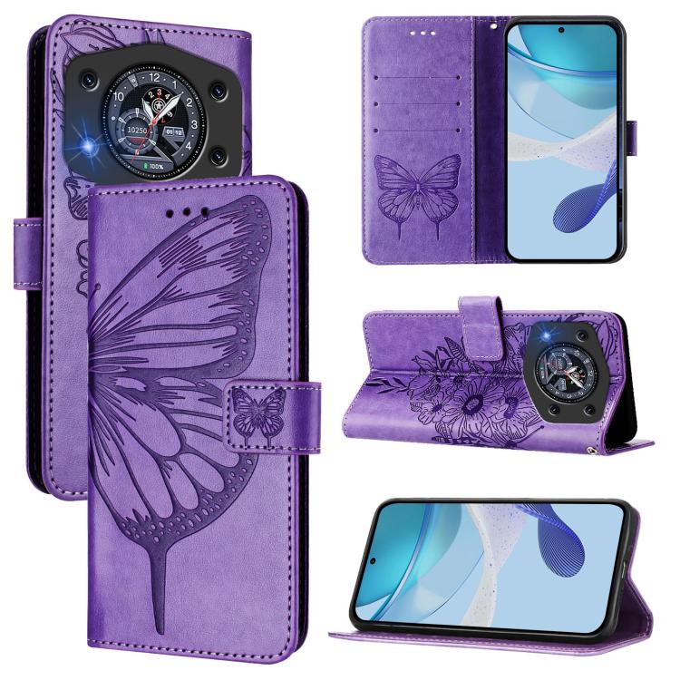 Embossed Butterfly Leather Phone Case, For Cubot A40, For Cubot P90, For Cubot A30, For Cubot A10, For Cubot P50