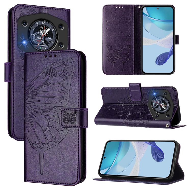 Embossed Butterfly Leather Phone Case, For Cubot A40, For Cubot P90, For Cubot A30, For Cubot A10, For Cubot P50