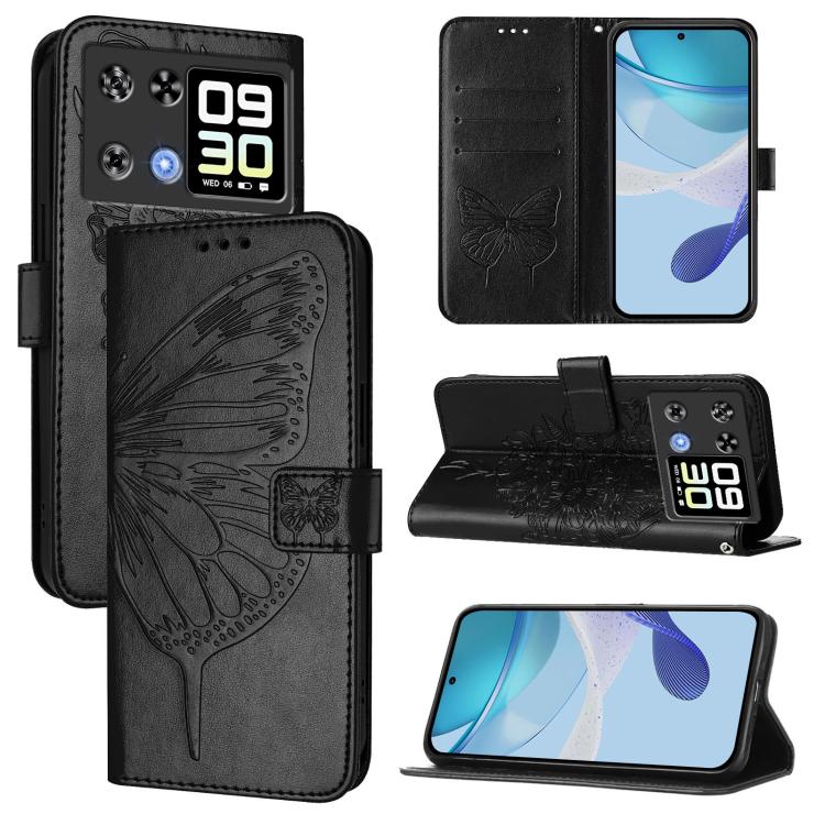 Embossed Butterfly Leather Phone Case, For Cubot A40, For Cubot P90, For Cubot A30, For Cubot A10, For Cubot P50