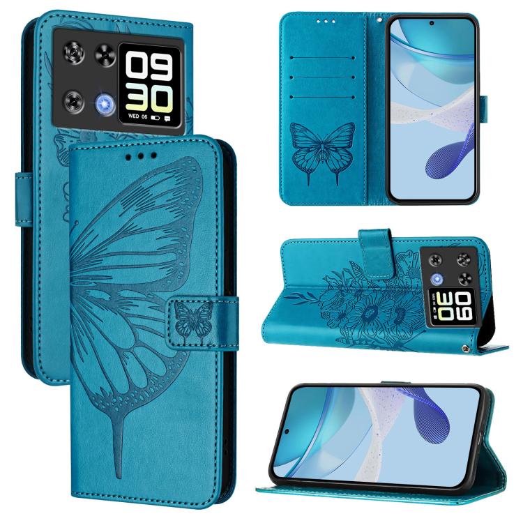 Embossed Butterfly Leather Phone Case, For Cubot A40, For Cubot P90, For Cubot A30, For Cubot A10, For Cubot P50