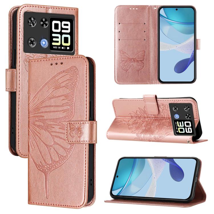Embossed Butterfly Leather Phone Case, For Cubot A40, For Cubot P90, For Cubot A30, For Cubot A10, For Cubot P50