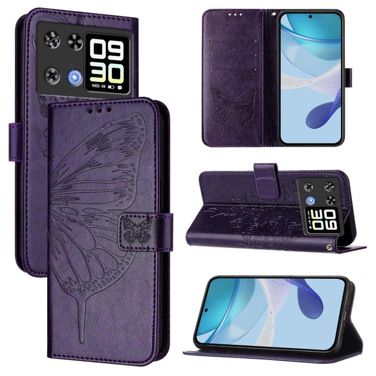 Embossed Butterfly Leather Phone Case, For Cubot A40, For Cubot P90, For Cubot A30, For Cubot A10, For Cubot P50