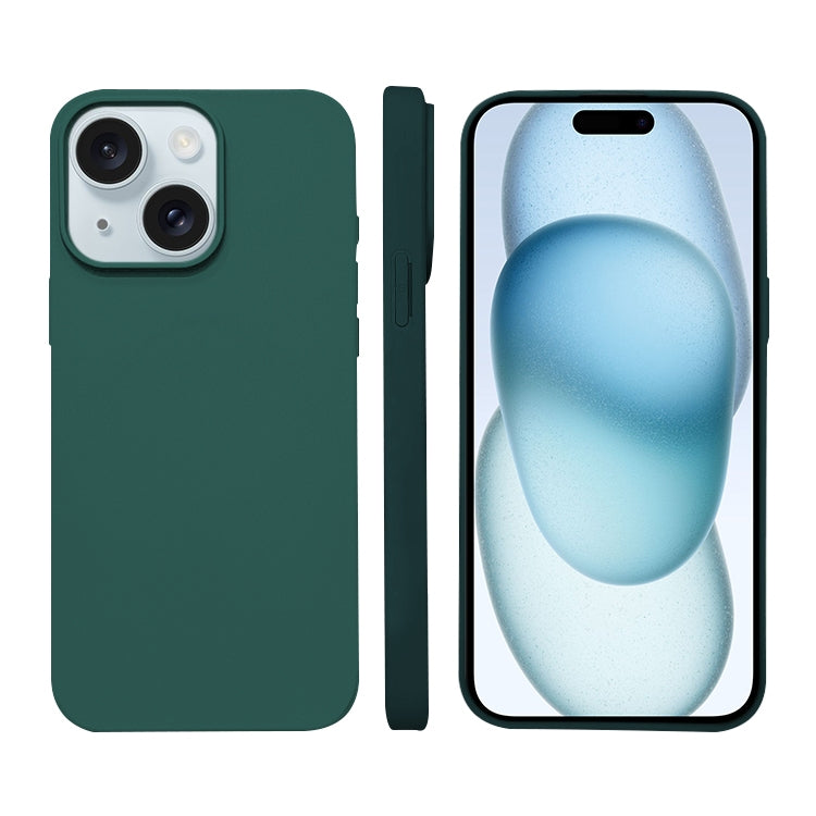 Liquid Silicone Phone MagSafe Case, For iPhone 15 Pro, For iPhone 15 Plus, For iPhone 15, For iPhone 14 Plus