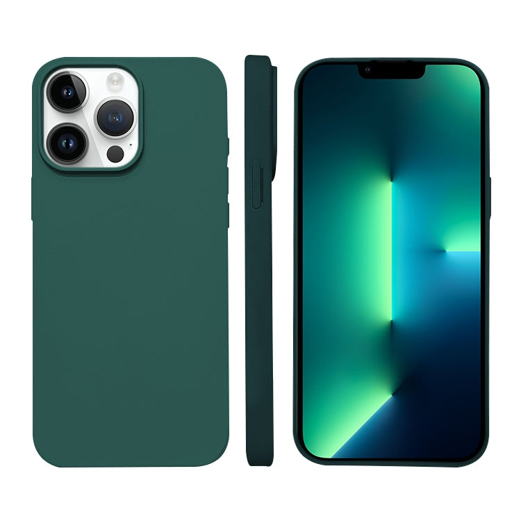 Liquid Silicone Phone MagSafe Case, For iPhone 13 Pro, For iPhone 13, For iPhone 12, For iPhone 12 Pro Max