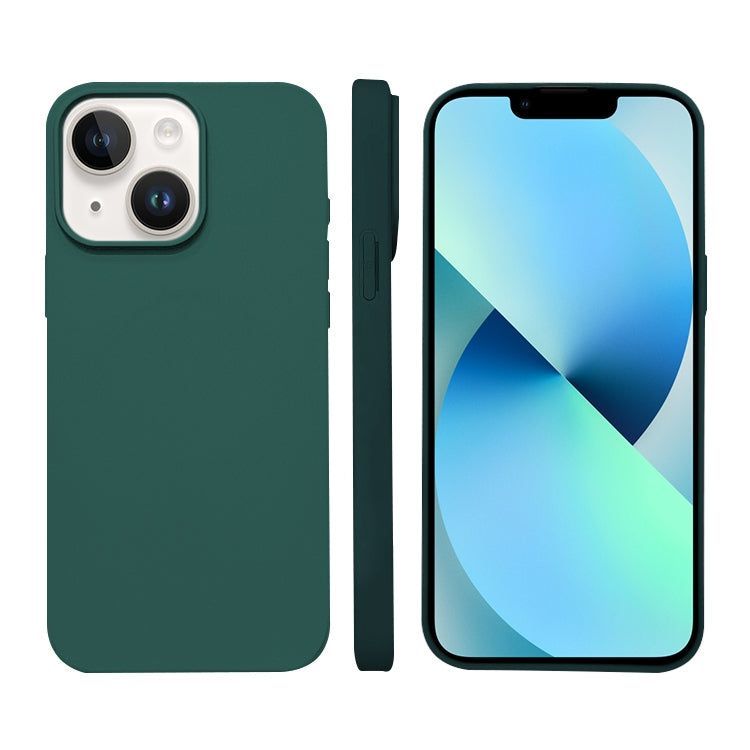Liquid Silicone Phone MagSafe Case, For iPhone 13 Pro, For iPhone 13, For iPhone 12, For iPhone 12 Pro Max