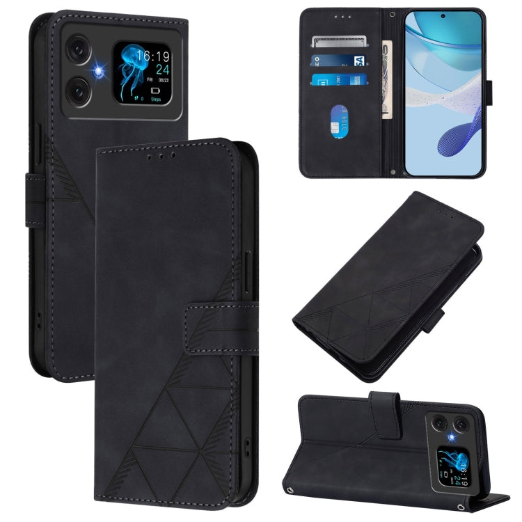 Crossbody 3D Embossed Flip Leather Phone Case, For Cubot A40, For Cubot P90, For Cubot A30, For Cubot A20, For Cubot A10, For Cubot Note 40, For Cubot P50