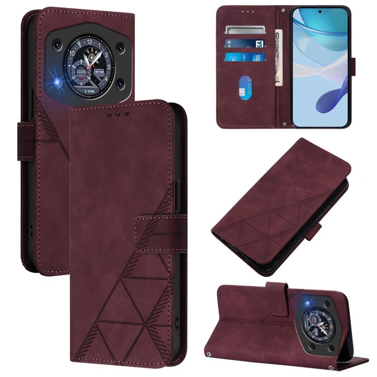Crossbody 3D Embossed Flip Leather Phone Case, For Cubot A40, For Cubot P90, For Cubot A30, For Cubot A20, For Cubot A10, For Cubot Note 40, For Cubot P50