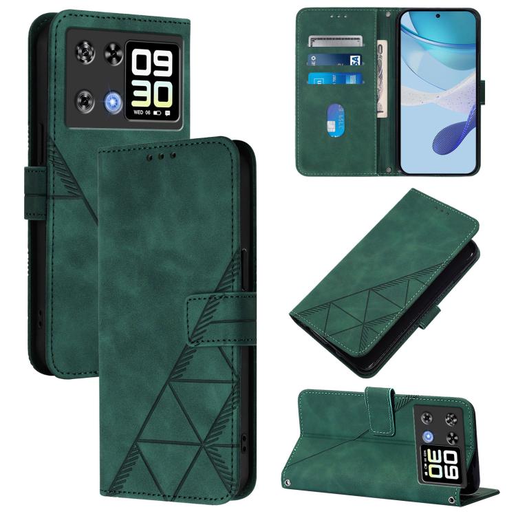Crossbody 3D Embossed Flip Leather Phone Case, For Cubot A40, For Cubot P90, For Cubot A30, For Cubot A20, For Cubot A10, For Cubot Note 40, For Cubot P50