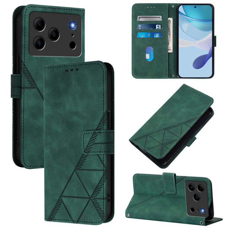 Crossbody 3D Embossed Flip Leather Phone Case, For Doogee Note 56 / Note 56 Pro, For Doogee N60 Pro, For Doogee Note 59 / Note 59 Pro, For Doogee N55 Plus