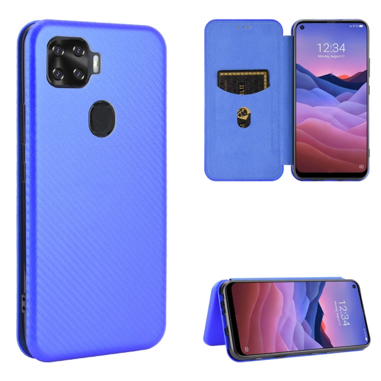 Carbon Fiber Texture Magnetic Horizontal Flip TPU + PC + PU Leather Case with Card Slot, For ZTE nubia Red Magic 5S, For ZTE Axon 11 5G, For ZTE Blade A3 Lite, For ZTE A1 ZTG01 5G