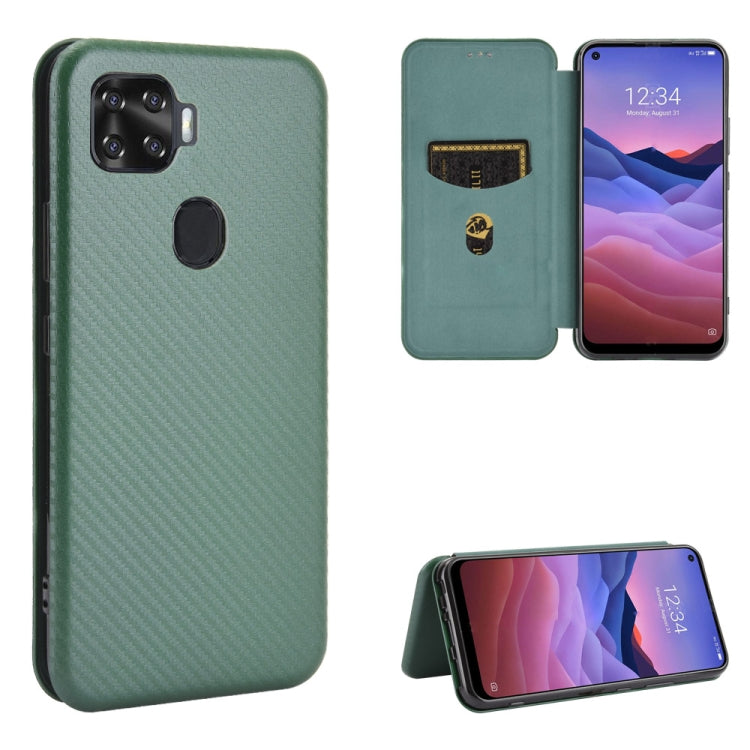Carbon Fiber Texture Magnetic Horizontal Flip TPU + PC + PU Leather Case with Card Slot, For ZTE nubia Red Magic 5S, For ZTE Axon 11 5G, For ZTE Blade A3 Lite, For ZTE A1 ZTG01 5G