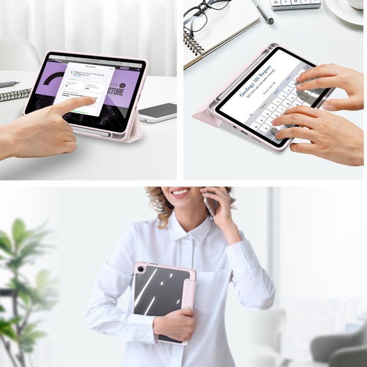 DUX DUCIS TOBY Series Antiskid Leather Tablet Case with Sleep / Wake-up Function, For Redmi Pad 2 SE 9.7 inch 2026, For Xiaomi Pad 8 / 8 Pro / 7 / 7 Pro