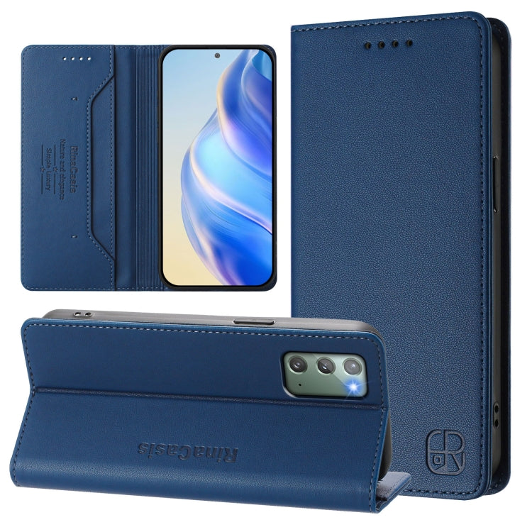 RC01 Dual-Folded Magnetic Suction RFID Leather Phone Case, For Samsung Galaxy XCover7 Pro, For Samsung Galaxy XCover7 5G Global, For Samsung Galaxy XCover 6 Pro, For Samsung Galaxy XCover 5, For Samsung Galaxy Note20 Ultra, For Samsung Galaxy Note20