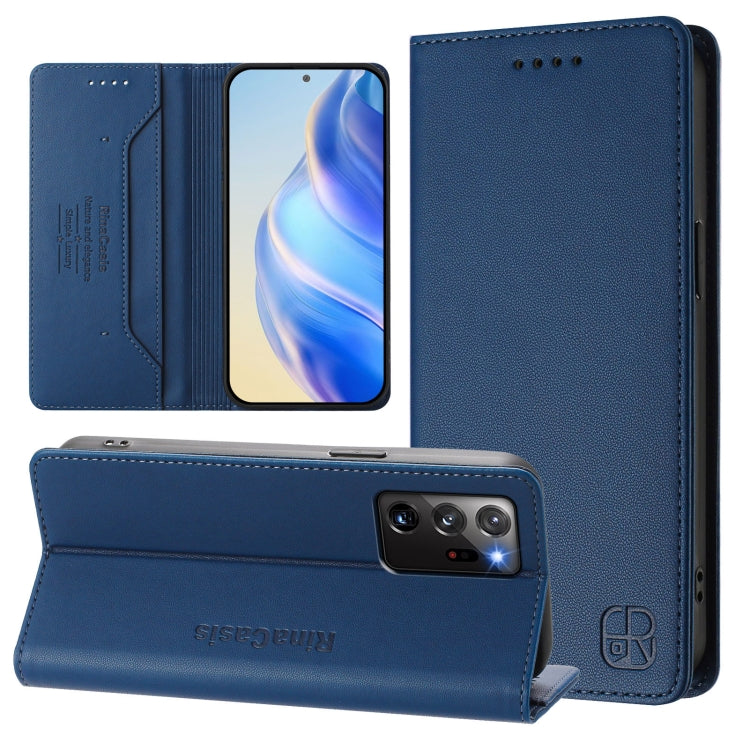 RC01 Dual-Folded Magnetic Suction RFID Leather Phone Case, For Samsung Galaxy XCover7 Pro, For Samsung Galaxy XCover7 5G Global, For Samsung Galaxy XCover 6 Pro, For Samsung Galaxy XCover 5, For Samsung Galaxy Note20 Ultra, For Samsung Galaxy Note20