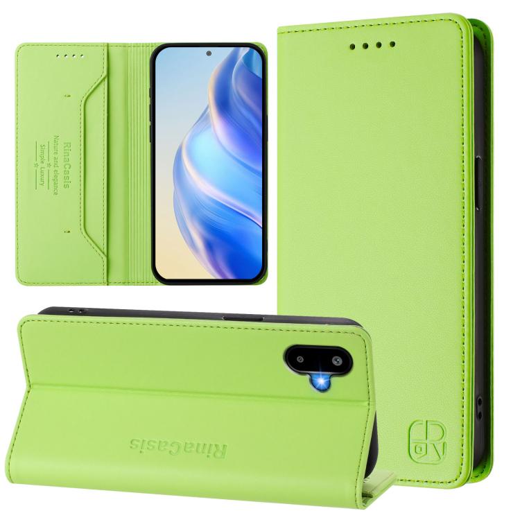 RC01 Dual-Folded Magnetic Suction RFID Leather Phone Case, For Samsung Galaxy M16 / F16 5G Global, For Samsung Galaxy M06 5G / F06 5G, For Samsung Galaxy M35 5G, For Samsung Galaxy M55 5G / C55 5G, For Samsung Galaxy M15 / F15 5G Global                ...