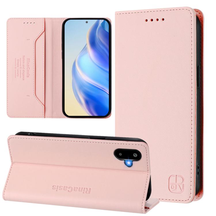 RC01 Dual-Folded Magnetic Suction RFID Leather Phone Case, For Samsung Galaxy M16 / F16 5G Global, For Samsung Galaxy M06 5G / F06 5G, For Samsung Galaxy M35 5G, For Samsung Galaxy M55 5G / C55 5G, For Samsung Galaxy M15 / F15 5G Global                ...