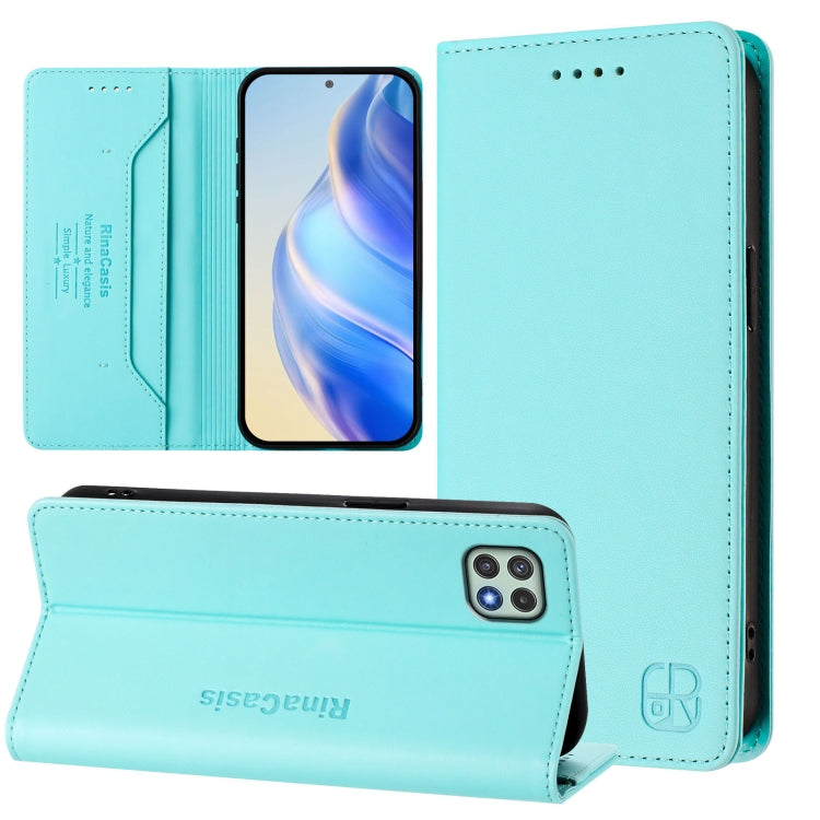 RC01 Dual-Folded Magnetic Suction RFID Leather Phone Case, For Samsung Galaxy A54 5G, For Samsung Galaxy A13 5G / 4G, For Samsung Galaxy A22 5G / A22s 5G, For Samsung Galaxy A53 5G, For Samsung Galaxy A73 5G, For Samsung Galaxy A33 5G
