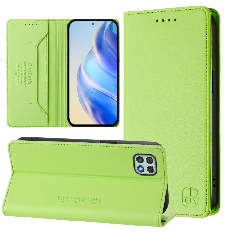 RC01 Dual-Folded Magnetic Suction RFID Leather Phone Case, For Samsung Galaxy A54 5G, For Samsung Galaxy A13 5G / 4G, For Samsung Galaxy A22 5G / A22s 5G, For Samsung Galaxy A53 5G, For Samsung Galaxy A73 5G, For Samsung Galaxy A33 5G