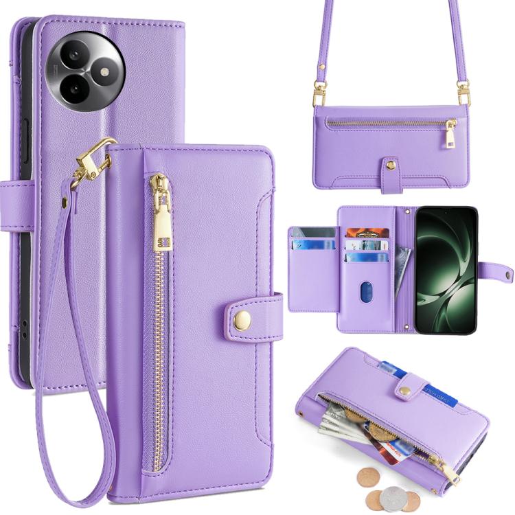 Sheep Texture Cross-body Zipper Wallet Leather Phone Case, For Redmi K80 Ultra, For Redmi A5 4G 171.7mm, For Redmi Note 14S 4G, For Redmi Note 14 4G 164.84mm, For Redmi Turbo 4, For Redmi Note 14 Pro 4G, For Redmi Note 14 4G 163.25mm, For Redmi Note 14 5G