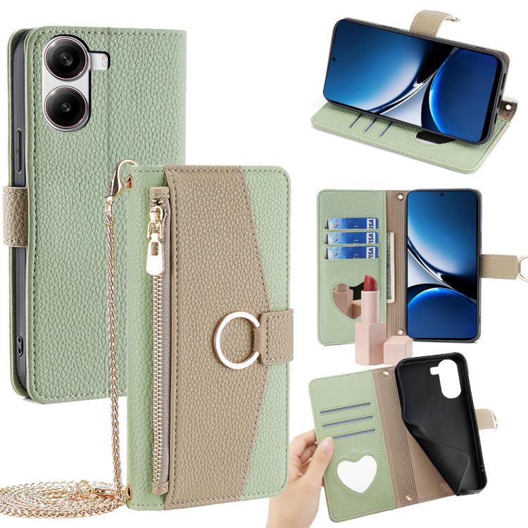 Crossbody Litchi Texture Leather Phone Case, For Redmi Note 14S 4G, For Redmi Note 14 4G 164.84mm, For Redmi Turbo 4 / Xiaomi Poco X7 Pro 5G, For Redmi Note 14 Pro 4G, For Redmi Note 14 4G 163.25mm, For Redmi 13 4G