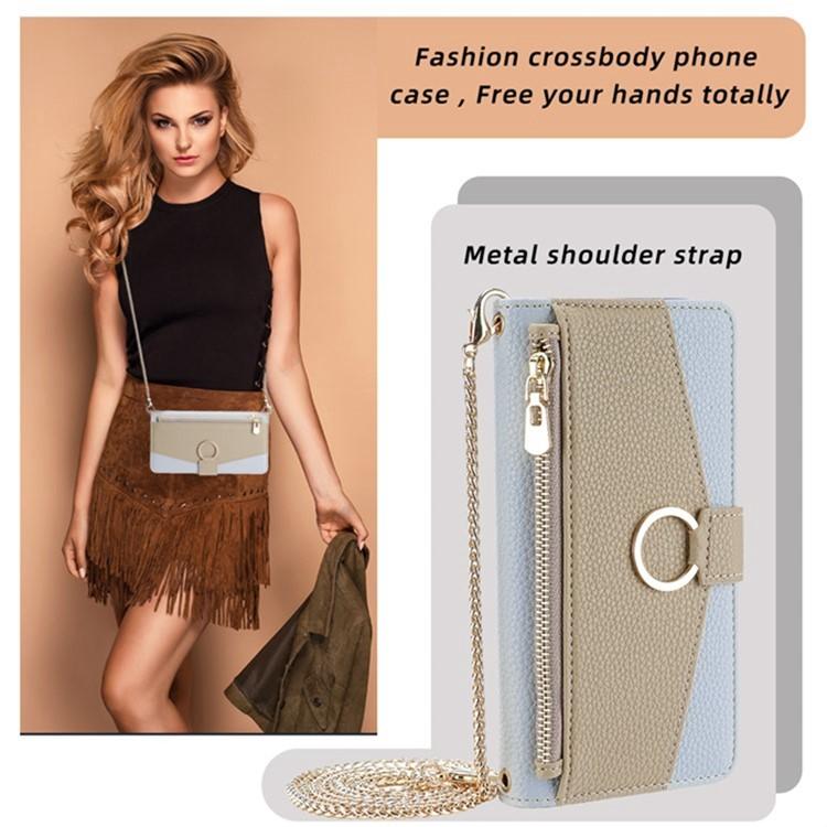 Crossbody Litchi Texture Leather Phone Case, For Redmi Note 14S 4G, For Redmi Note 14 4G 164.84mm, For Redmi Turbo 4 / Xiaomi Poco X7 Pro 5G, For Redmi Note 14 Pro 4G, For Redmi Note 14 4G 163.25mm, For Redmi 13 4G