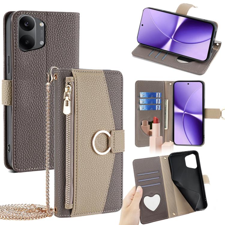 Crossbody Litchi Texture Leather Phone Case, For Redmi A7 Pro 171mm / Poco C85x 5G, For Redmi Turbo 5 Max 5G / Poco X8 Pro Max 5G, For Redmi Turbo 5 5G / Poco X8 Pro 5G, For Redmi K90 Pro Max / Poco F8 Ultra, For Redmi K90 / Poco F8 Pro                ...