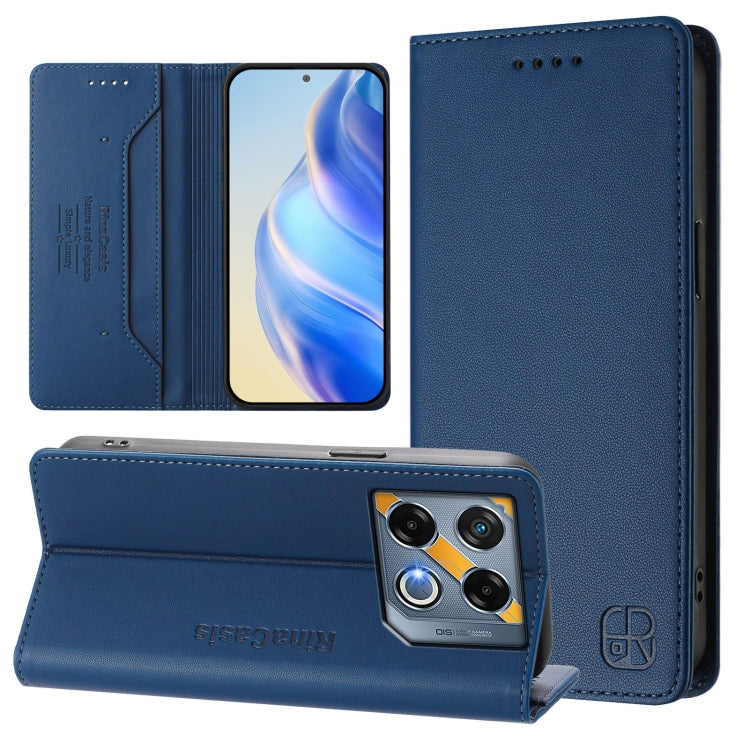 RC01 Dual-Folded Magnetic Suction RFID Leather Phone Case, For Infinix Note 40 5G, For Infinix GT 20 Pro 5G, For Infinix Note 40 Pro 4G / 5G, For Infinix Note 40 4G, For Infinix Hot 40 4G / Hot 40 Play, For Infinix Zero 30 4G