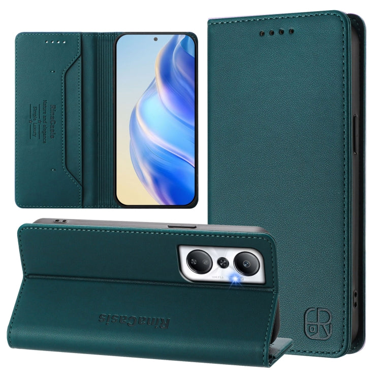 RC01 Dual-Folded Magnetic Suction RFID Leather Phone Case, For Infinix Zero 5G 2023, For Infinix Hot 20 Play, For Infinix Hot 20 4G, For Infinix Zero 20, For Infinix Note 12 4G / 12 Pro 4G, For Infinix Smart 6 / 6 Plus / 6 HD