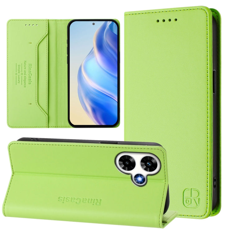 RC01 Dual-Folded Magnetic Suction RFID Leather Phone Case, For Infinix Note 30 VIP, For Infinix Hot 30i / X669, For Infinix Hot 30 4G, For Infinix Hot 20S / Hot 20 Pro, For Infinix Hot 20 5G, For Infinix Hot 12i / Hot 20i