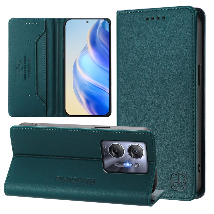RC01 Dual-Folded Magnetic Suction RFID Leather Phone Case, For Infinix Zero 30 5G, For Infinix Hot 30 5G, For Infinix Hot 30 Play 4G / NFC 4G, For Infinix Smart 7 India / 7 Plus, For Infinix Note 30 4G / 5G, For Infinix Note 30 Pro 4G