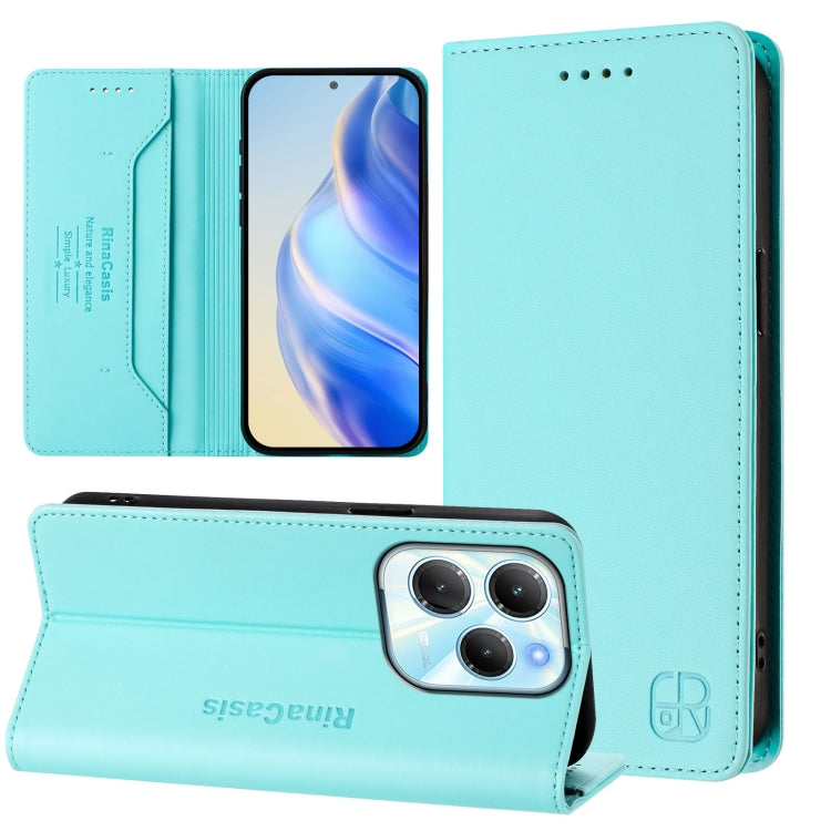 RC01 Dual-Folded Magnetic Suction RFID Leather Phone Case, For Infinix Note 40 5G, For Infinix GT 20 Pro 5G, For Infinix Note 40 Pro 4G / 5G, For Infinix Note 40 4G, For Infinix Hot 40 4G / Hot 40 Play, For Infinix Zero 30 4G