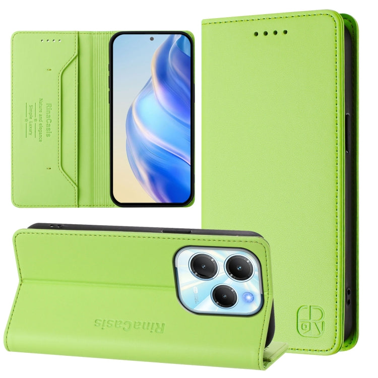 RC01 Dual-Folded Magnetic Suction RFID Leather Phone Case, For Infinix Note 40 5G, For Infinix GT 20 Pro 5G, For Infinix Note 40 Pro 4G / 5G, For Infinix Note 40 4G, For Infinix Hot 40 4G / Hot 40 Play, For Infinix Zero 30 4G