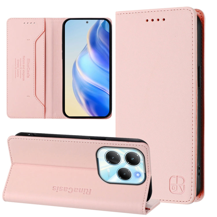 RC01 Dual-Folded Magnetic Suction RFID Leather Phone Case, For Infinix Note 40 5G, For Infinix GT 20 Pro 5G, For Infinix Note 40 Pro 4G / 5G, For Infinix Note 40 4G, For Infinix Hot 40 4G / Hot 40 Play, For Infinix Zero 30 4G