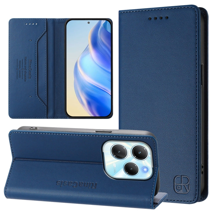 RC01 Dual-Folded Magnetic Suction RFID Leather Phone Case, For Infinix Note 40 5G, For Infinix GT 20 Pro 5G, For Infinix Note 40 Pro 4G / 5G, For Infinix Note 40 4G, For Infinix Hot 40 4G / Hot 40 Play, For Infinix Zero 30 4G