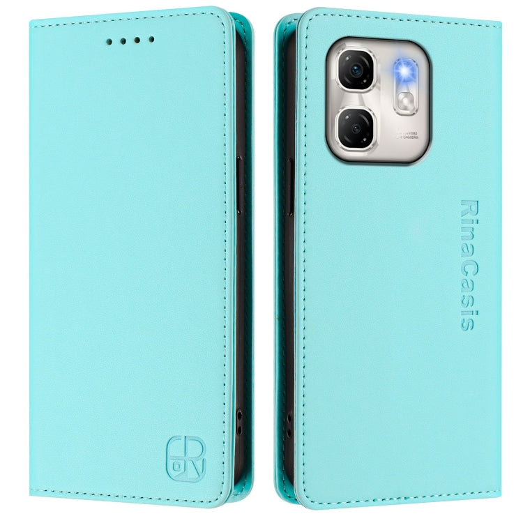 RC01 Dual-Folded Magnetic Suction RFID Leather Phone Case, For Infinix Hot 50i 5G / Smart 9 4G, For Infinix Hot 50 Pro+ 4G, For Infinix Hot 50 4G, For Infinix Hot 50 5G, For Infinix Zero 40 4G / 5G, For Infinix Note 40X 5G