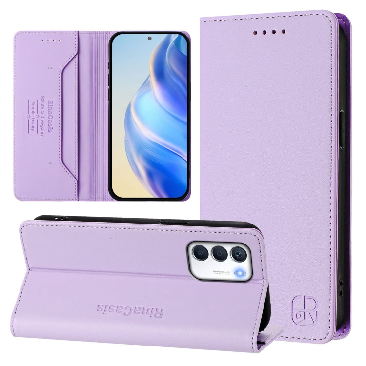 RC01 Dual-Folded Magnetic Suction RFID Leather Phone Case, For Infinix Zero 5G 2023, For Infinix Hot 20 Play, For Infinix Hot 20 4G, For Infinix Zero 20, For Infinix Note 12 4G / 12 Pro 4G, For Infinix Smart 6 / 6 Plus / 6 HD