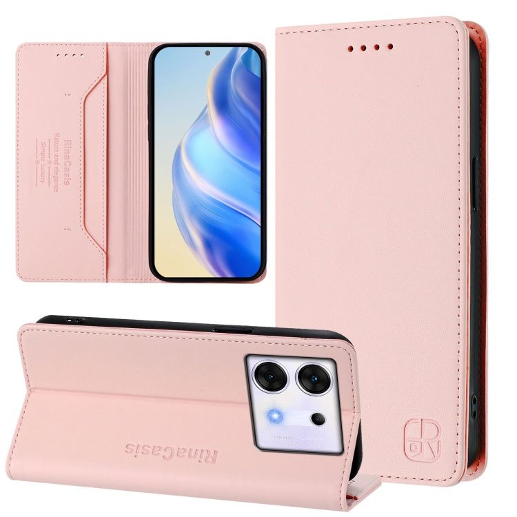 RC01 Dual-Folded Magnetic Suction RFID Leather Phone Case, For Infinix Zero 30 5G, For Infinix Hot 30 5G, For Infinix Hot 30 Play 4G / NFC 4G, For Infinix Smart 7 India / 7 Plus, For Infinix Note 30 4G / 5G, For Infinix Note 30 Pro 4G