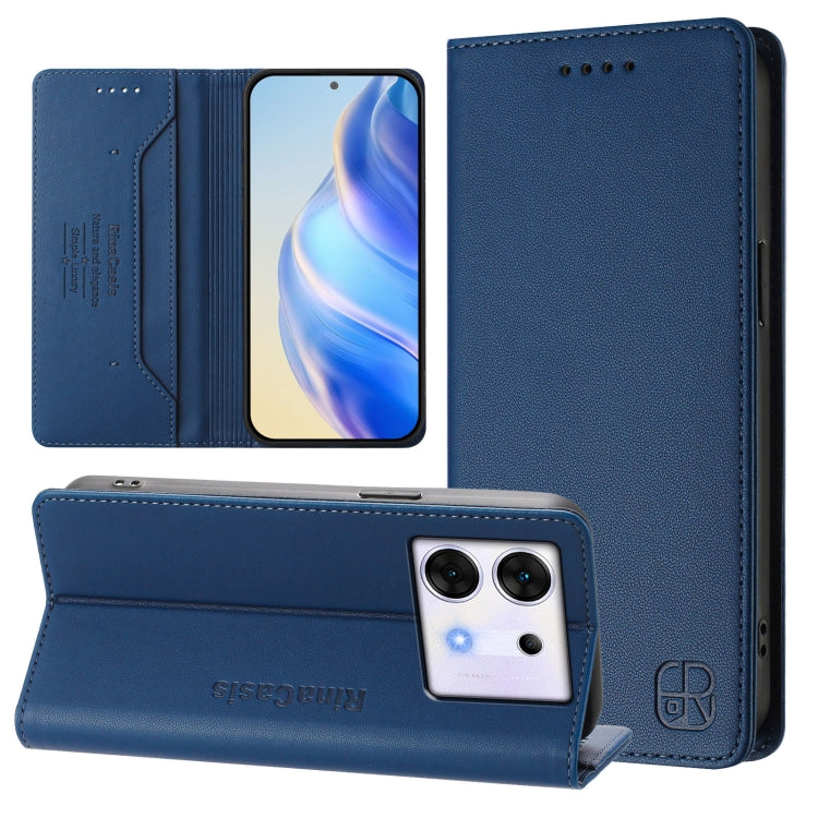 RC01 Dual-Folded Magnetic Suction RFID Leather Phone Case, For Infinix Zero 30 5G, For Infinix Hot 30 5G, For Infinix Hot 30 Play 4G / NFC 4G, For Infinix Smart 7 India / 7 Plus, For Infinix Note 30 4G / 5G, For Infinix Note 30 Pro 4G