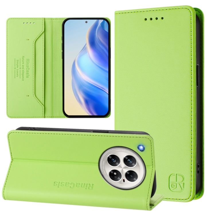 RC01 Dual-Folded Magnetic Suction RFID Leather Phone Case, For Infinix Hot 50i 5G / Smart 9 4G, For Infinix Hot 50 Pro+ 4G, For Infinix Hot 50 4G, For Infinix Hot 50 5G, For Infinix Zero 40 4G / 5G, For Infinix Note 40X 5G