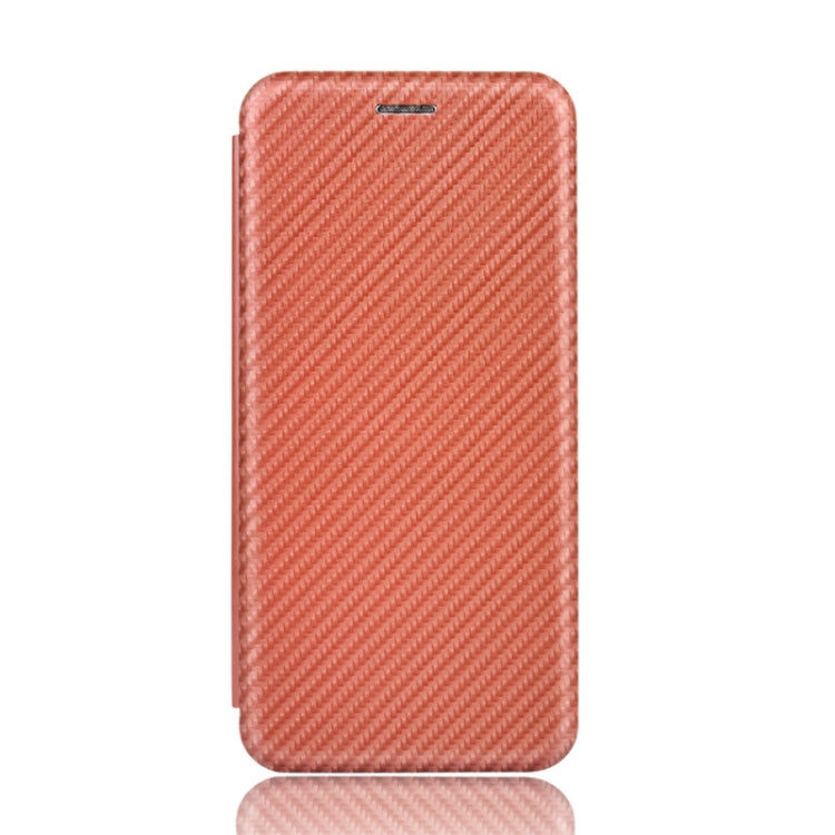 Carbon Fiber Texture Magnetic Horizontal Flip TPU + PC + PU Leather Case with Card Slot, For Fujitsu Arrows 5G (F-51A), For Fujitsu Arrows Be4 (F-41A), For Fujitsu Arrows RX (Arrows M05), For Fujitsu Arrows U / 801FJ / Arrows J, For Kyocera Basio 4 KYV...