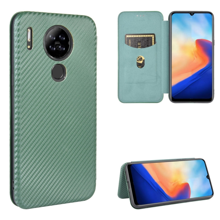 Carbon Fiber Texture Magnetic Horizontal Flip TPU + PC + PU Leather Case with Card Slot, For Fujitsu Arrows 5G (F-51A), For Fujitsu Arrows Be4 (F-41A), For Fujitsu Arrows RX (Arrows M05), For Fujitsu Arrows U / 801FJ / Arrows J, For Kyocera Basio 4 KYV...