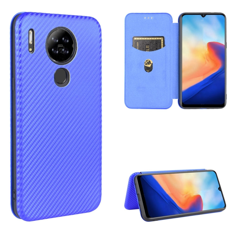 Carbon Fiber Texture Magnetic Horizontal Flip TPU + PC + PU Leather Case with Card Slot, For Fujitsu Arrows 5G (F-51A), For Fujitsu Arrows Be4 (F-41A), For Fujitsu Arrows RX (Arrows M05), For Fujitsu Arrows U / 801FJ / Arrows J, For Kyocera Basio 4 KYV...