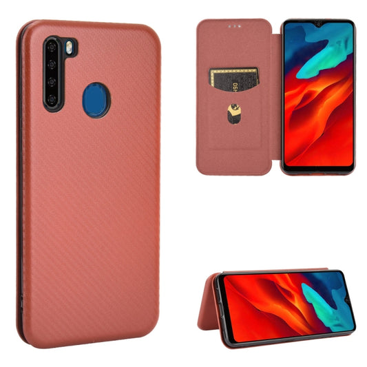 Carbon Fiber Texture Magnetic Horizontal Flip TPU + PC + PU Leather Case with Card Slot, For Blackview A80 Pro, For Oukitel C19, For Blackview BV5500 / BV5500 Pro / BV5500 Plus, For Oukitel C18 Pro, For Oukitel C17 / C17 Pro, For Sharp Aquos R5G       ...